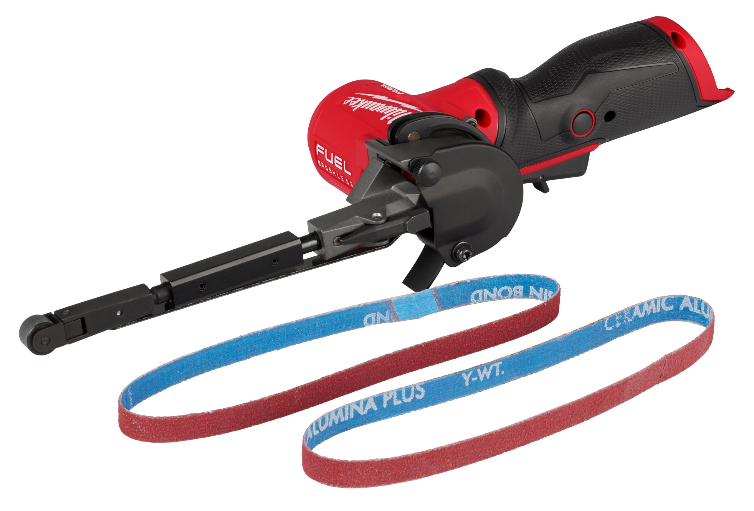 Milwaukee Sander W Abrasive Belt 1 2 X 18 12V Fuel 2482 20 Without Battery And Without Charger Amazon
