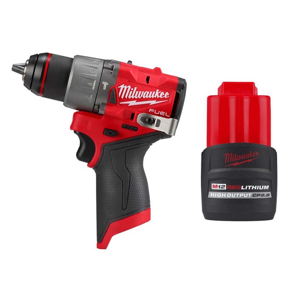 Milwaukee Tool Cordless Hammer Drill 1 2 Chuck MSC Direct