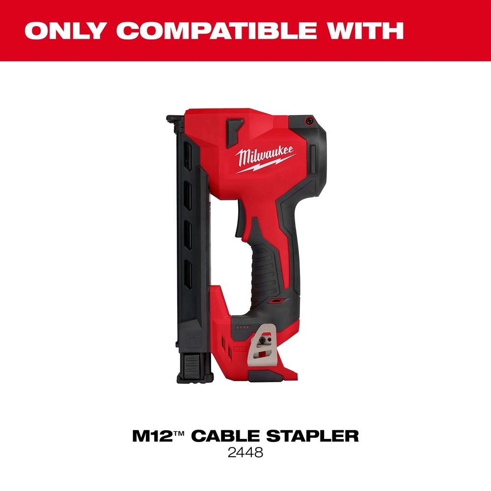 milwaukee m12 cable staples