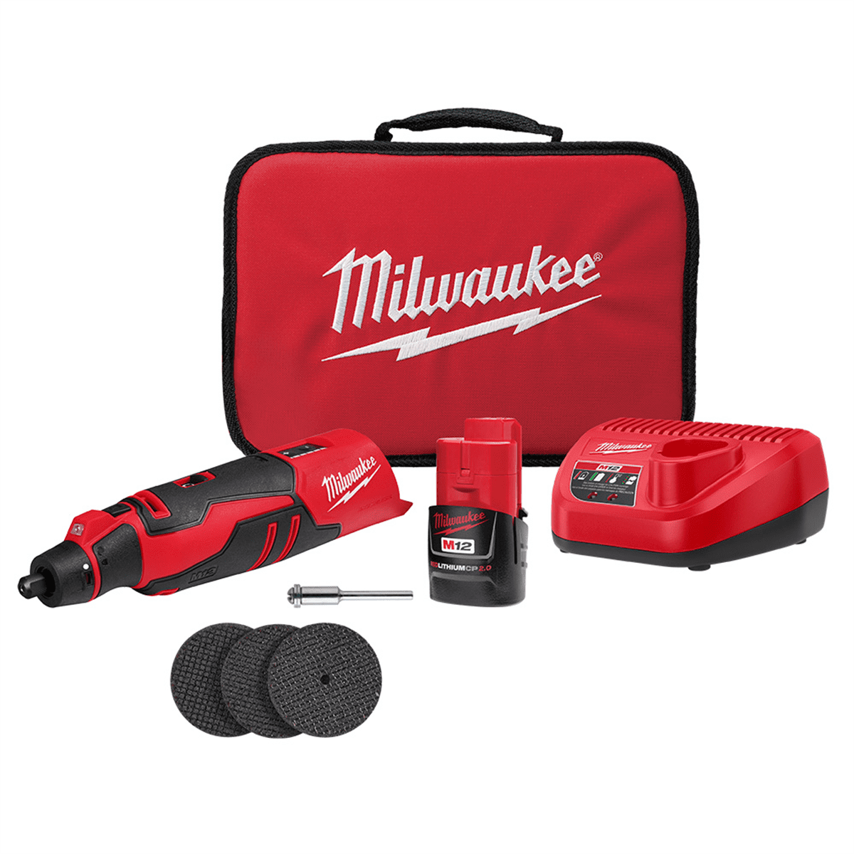 Milwaukee Tool M12 Brushless Rotary Tool Kit Walmart