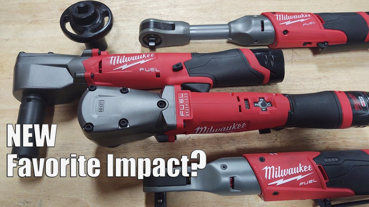 Milwaukee Tool M12 FUEL 3 8 1 2 Right Angle Impact Wrench Review New Favorite Tool 2564 2565 YouTube