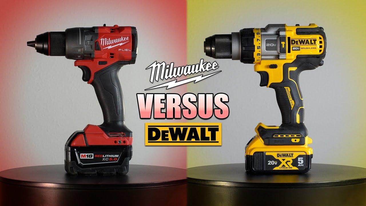 Milwaukee Vs DeWalt Hammer Drill Flexvolt DCD999 Vs M18 Fuel 2904 YouTube