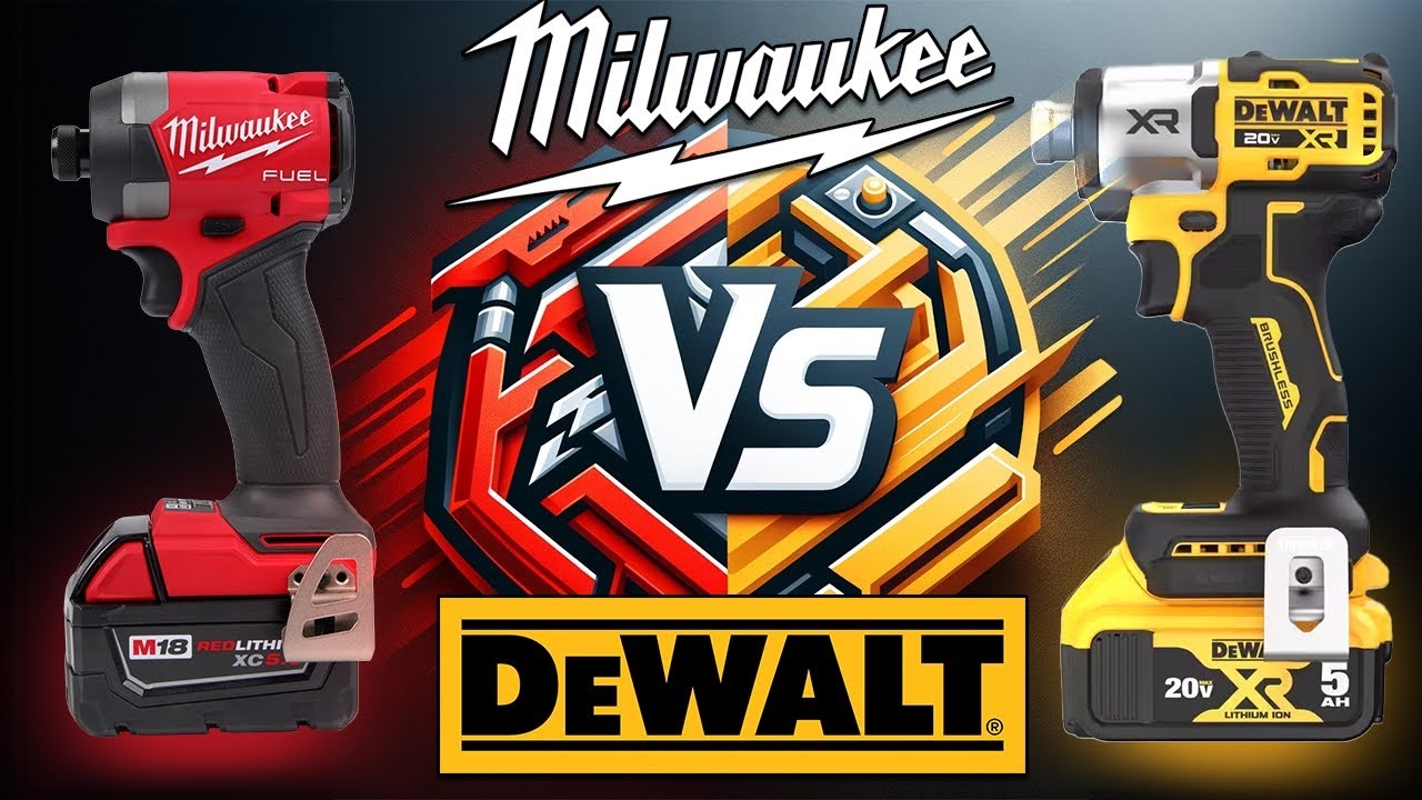 Milwaukee Vs DeWalt Impact Driver DCF845 Vs M18 Fuel 2953 YouTube