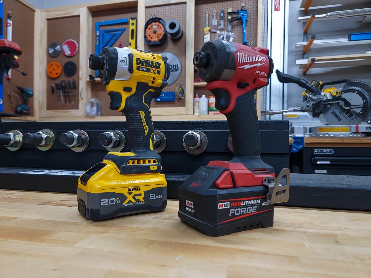 Milwaukee VS DeWalt Impact Driver Head To Head Review