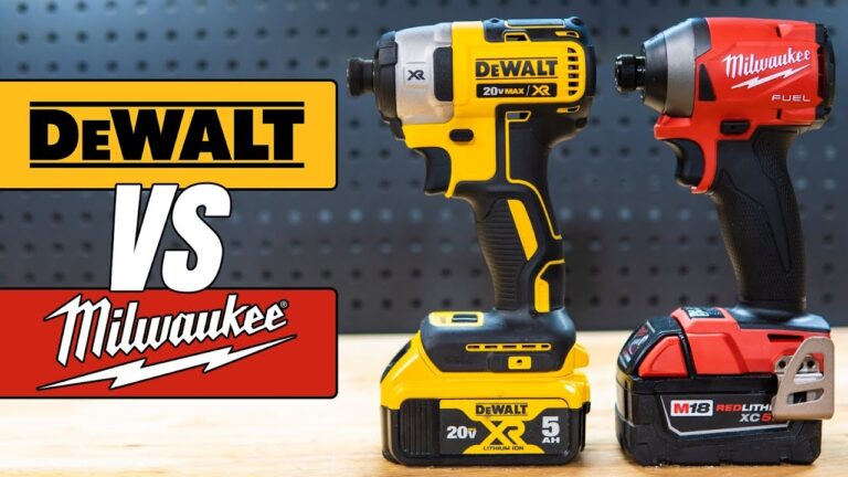 Milwaukee VS DeWalt Impact Driver Review YouTube