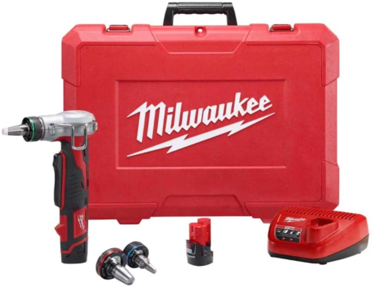 MilwaukeeTool 2474 22 M12 Cordless PEX Expander Kit 2 Batteries Amazon
