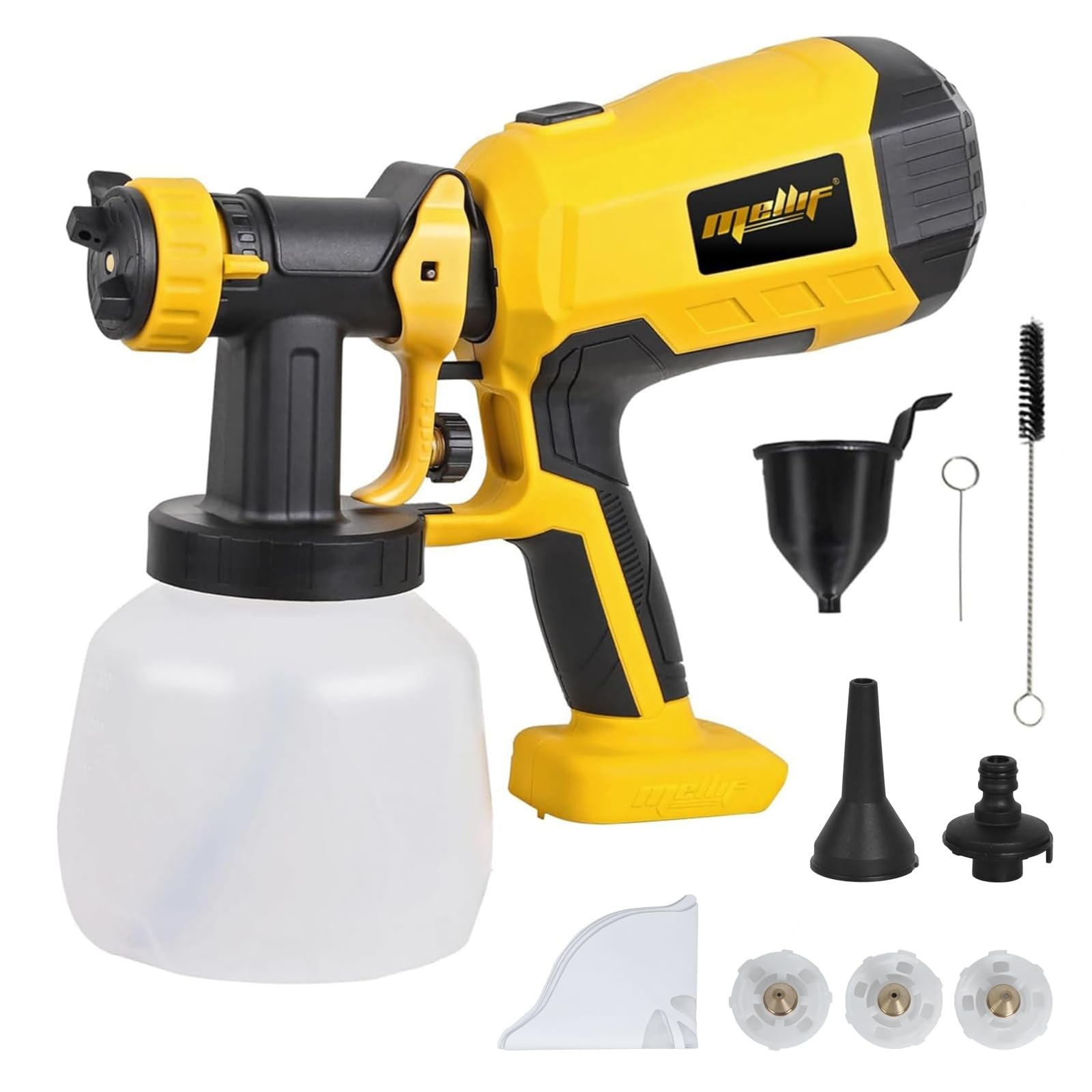 MORCLIN Cordless Paint Spray Gun Compatible With Dewalt 20V Max 