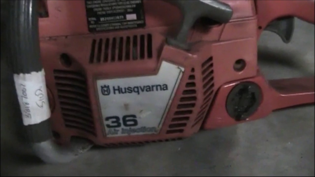 My new Husqvarna 36 Chainsaw YouTube