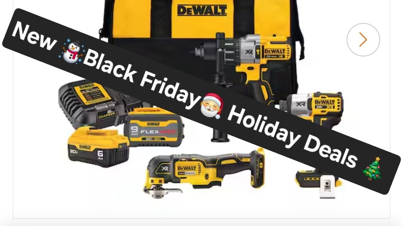 New Dewalt Black Friday Holiday Deal Home Depot YouTube