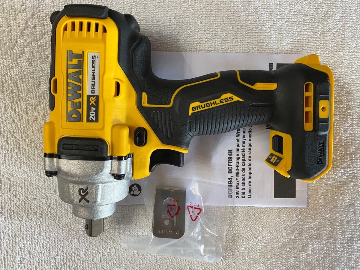 New Dewalt DCF894B 1 2 20V Max XR Brushless Impact Wrench W Detent Pin Anvil