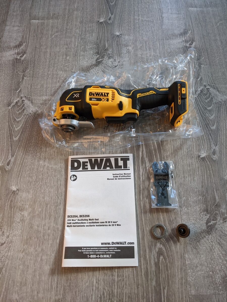 NEW DEWALT DCS356 20V 20 Volt MAX XR Brushless 3 Speed Oscillating Multi Tool EBay