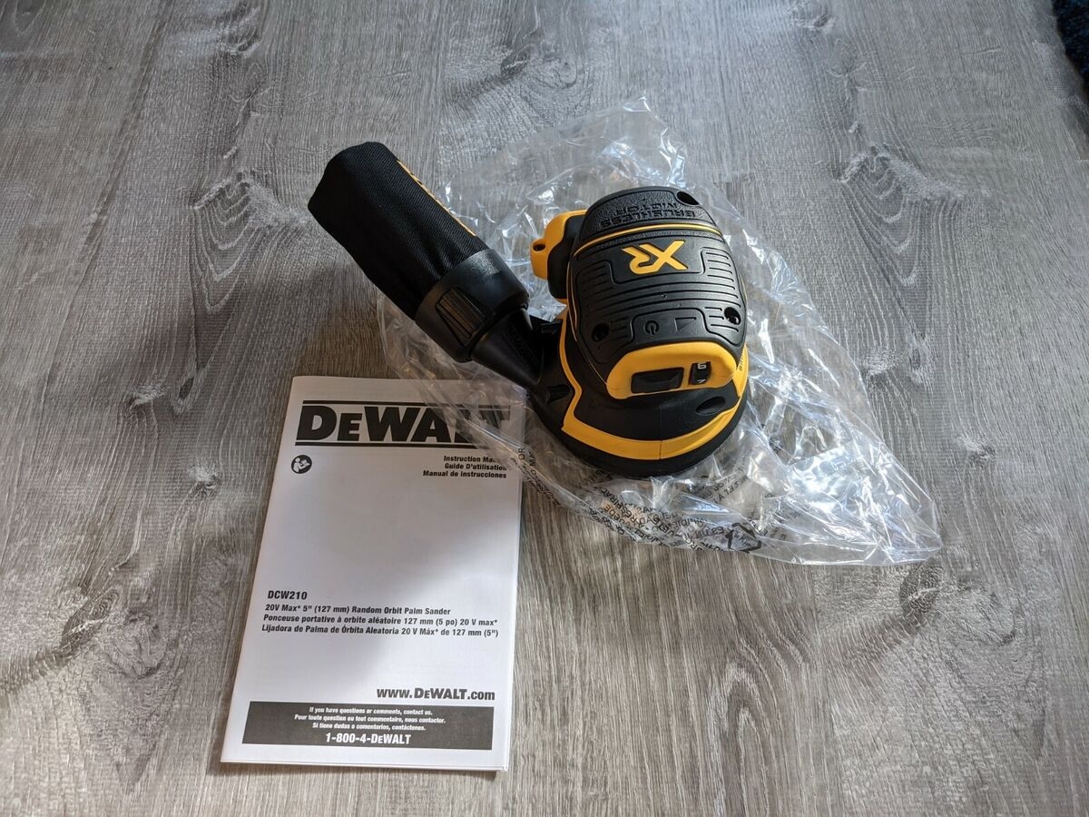 New DEWALT DCW210B 20V MAX XR 5 Cordless Random Orbital Sander Bare Tool 885911557818 EBay