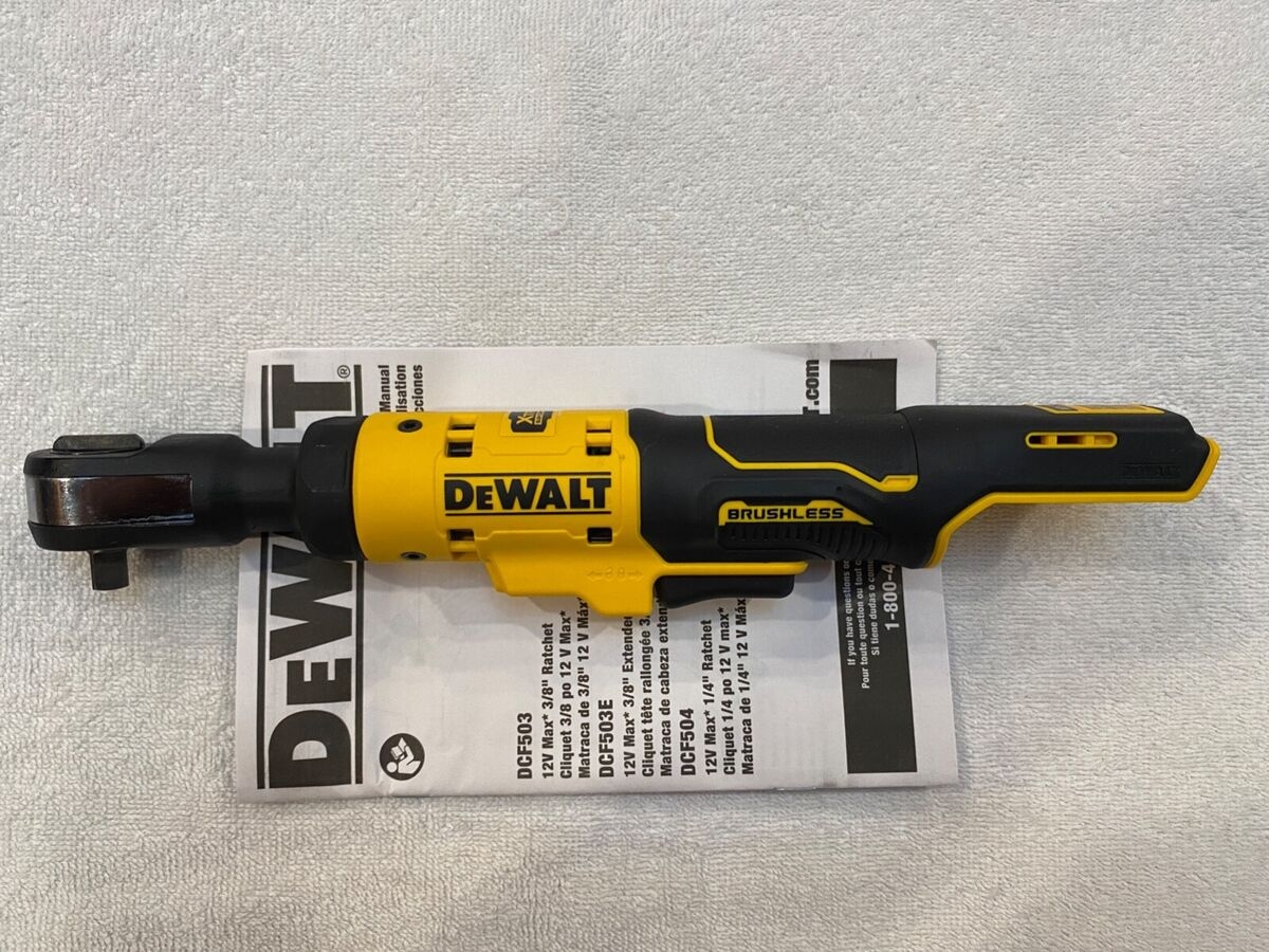 New Dewalt Xtreme DCF503B 12 Volt Max Li ion 3 8 Brushless Cordless Ratchet EBay