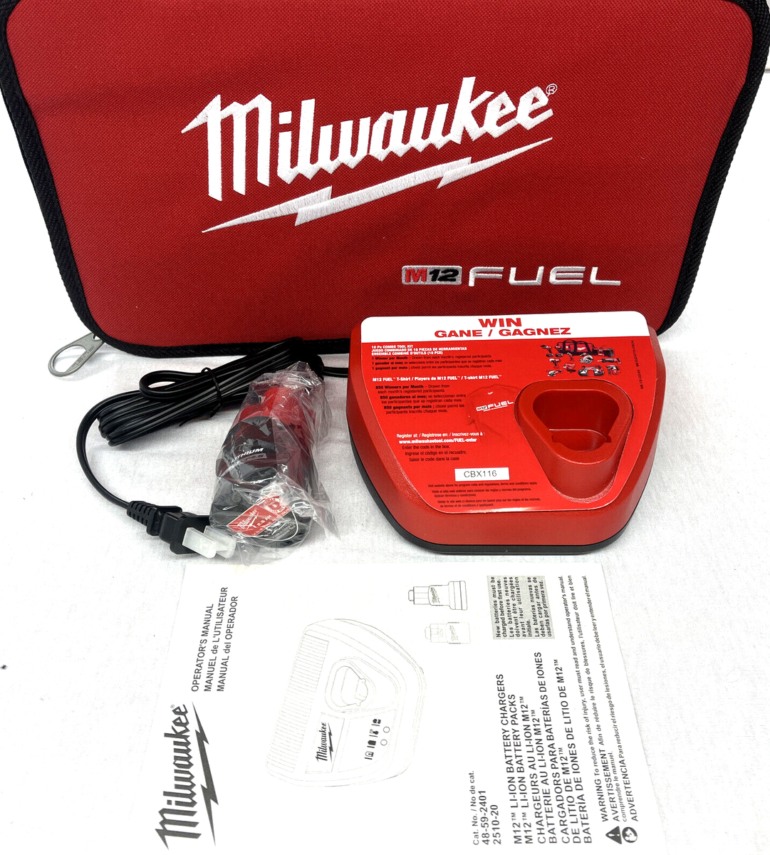 milwaukee m12 fuel battery
