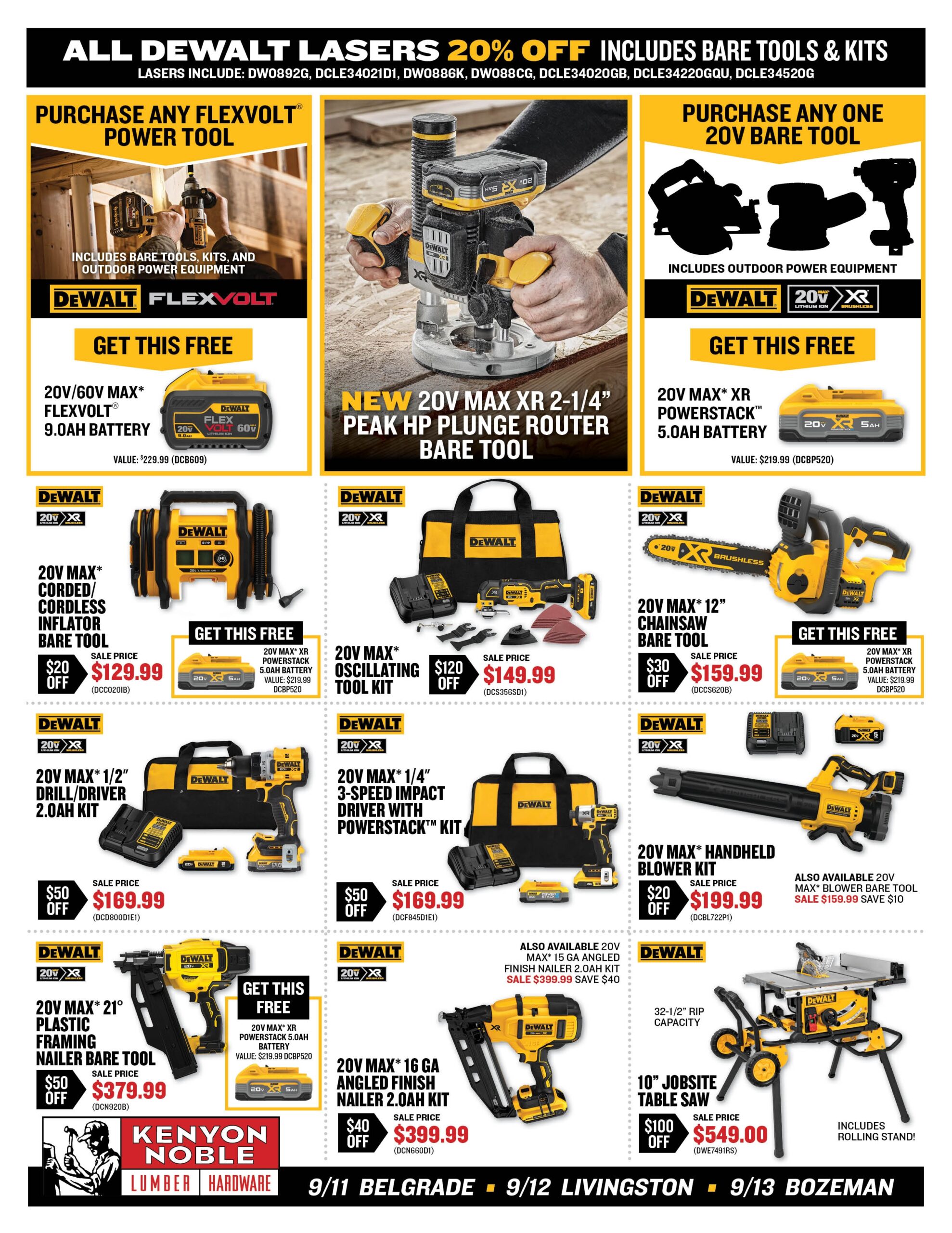 News DeWalt NASCAR Sales Event 2024