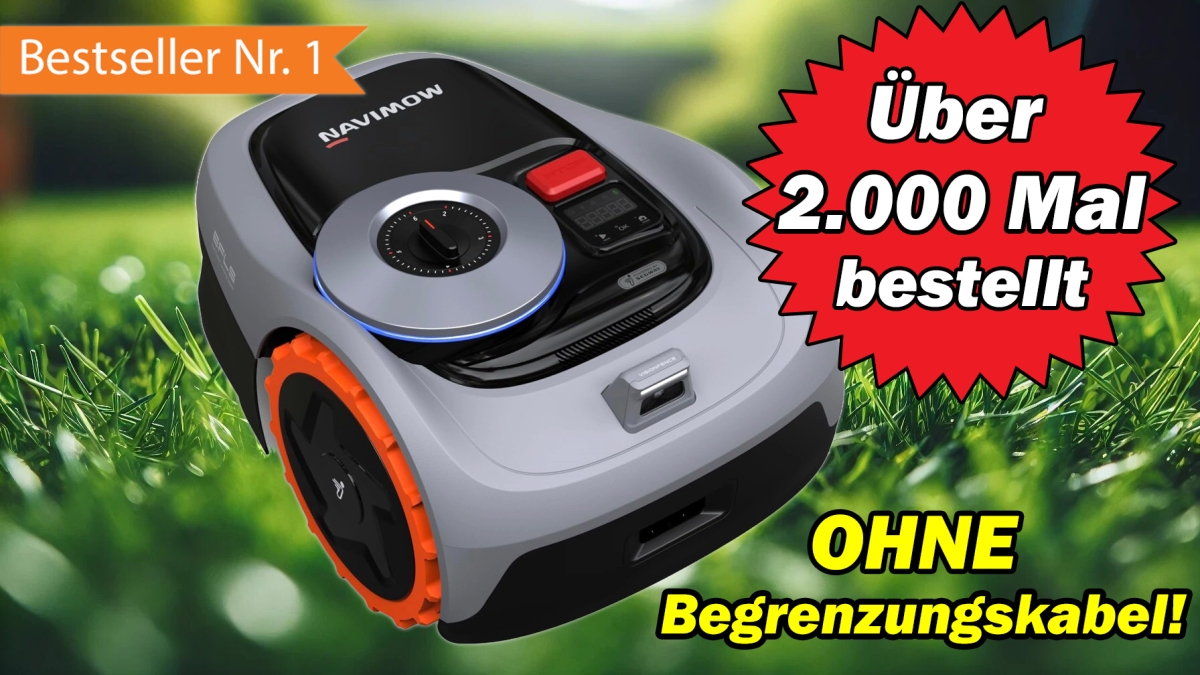 Ohne Begrenzungskabel Navimow I105E M hroboter St rmt Die Verkaufscharts ber 2 000 Mal Bestellt