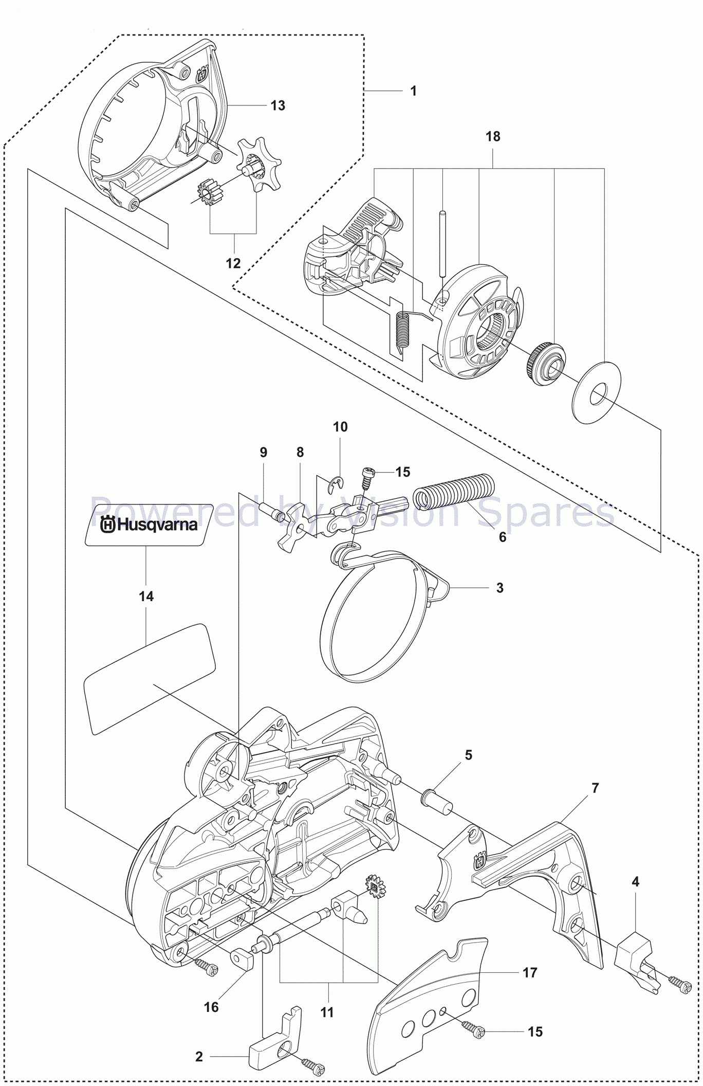 Online Part Diagram For Husqvarna 140 Chainsaw Husqvarna Petrol Chainsaws