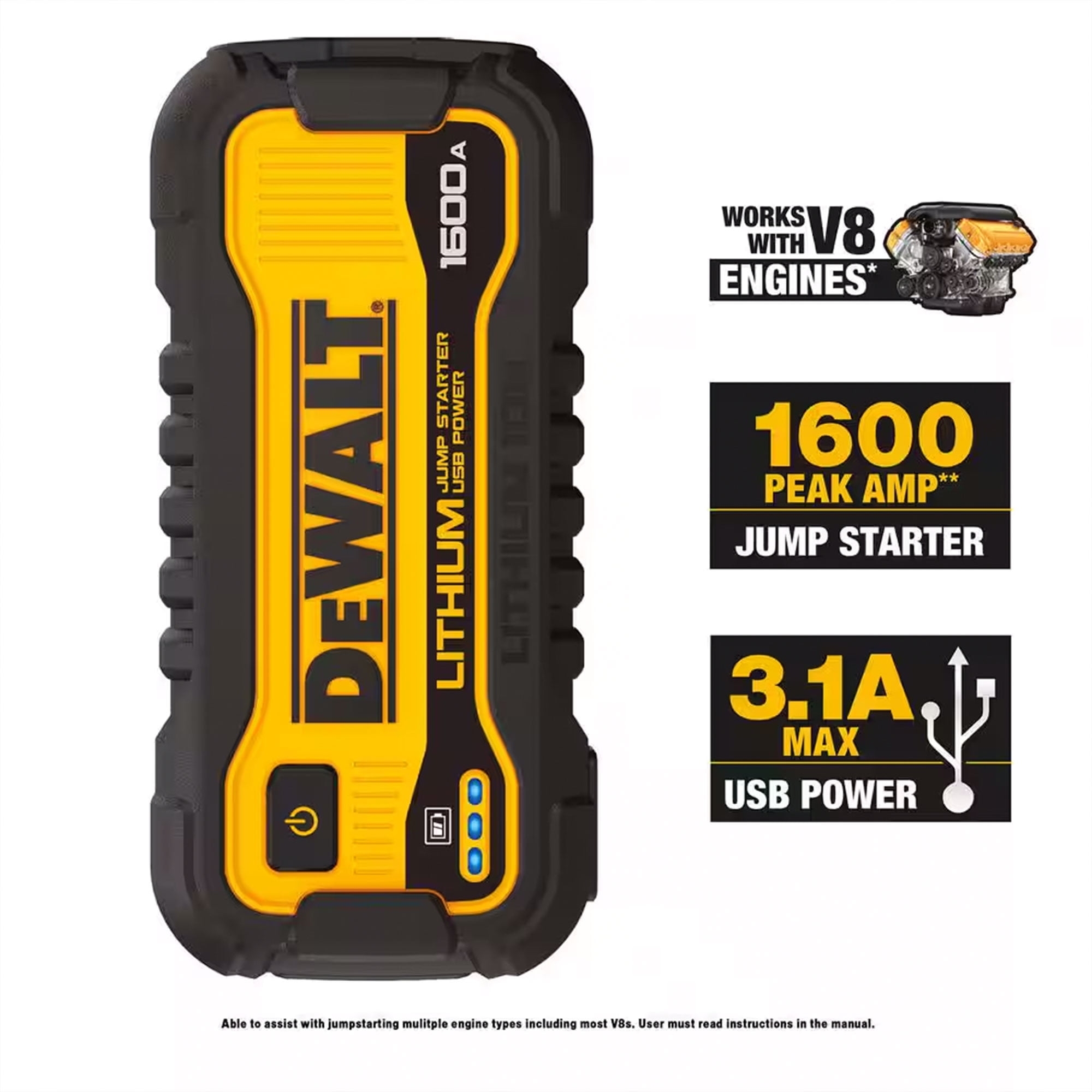 dewalt 1600 jump starter