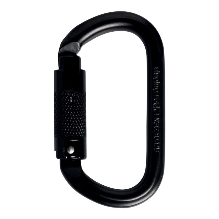 OVAL STEEL CONNECTOR TRIPLE LOCK SingingRock cz