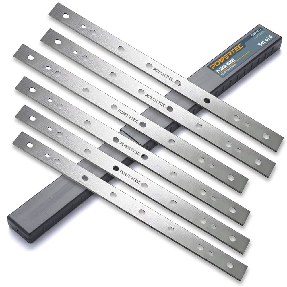 POWERTEC 13 Inch Planer Blades For DeWalt DW735 DW735X Planer Replacement For DW7352 Planer Knives Set Of 6 12800DD Power Planer Knives Amazon