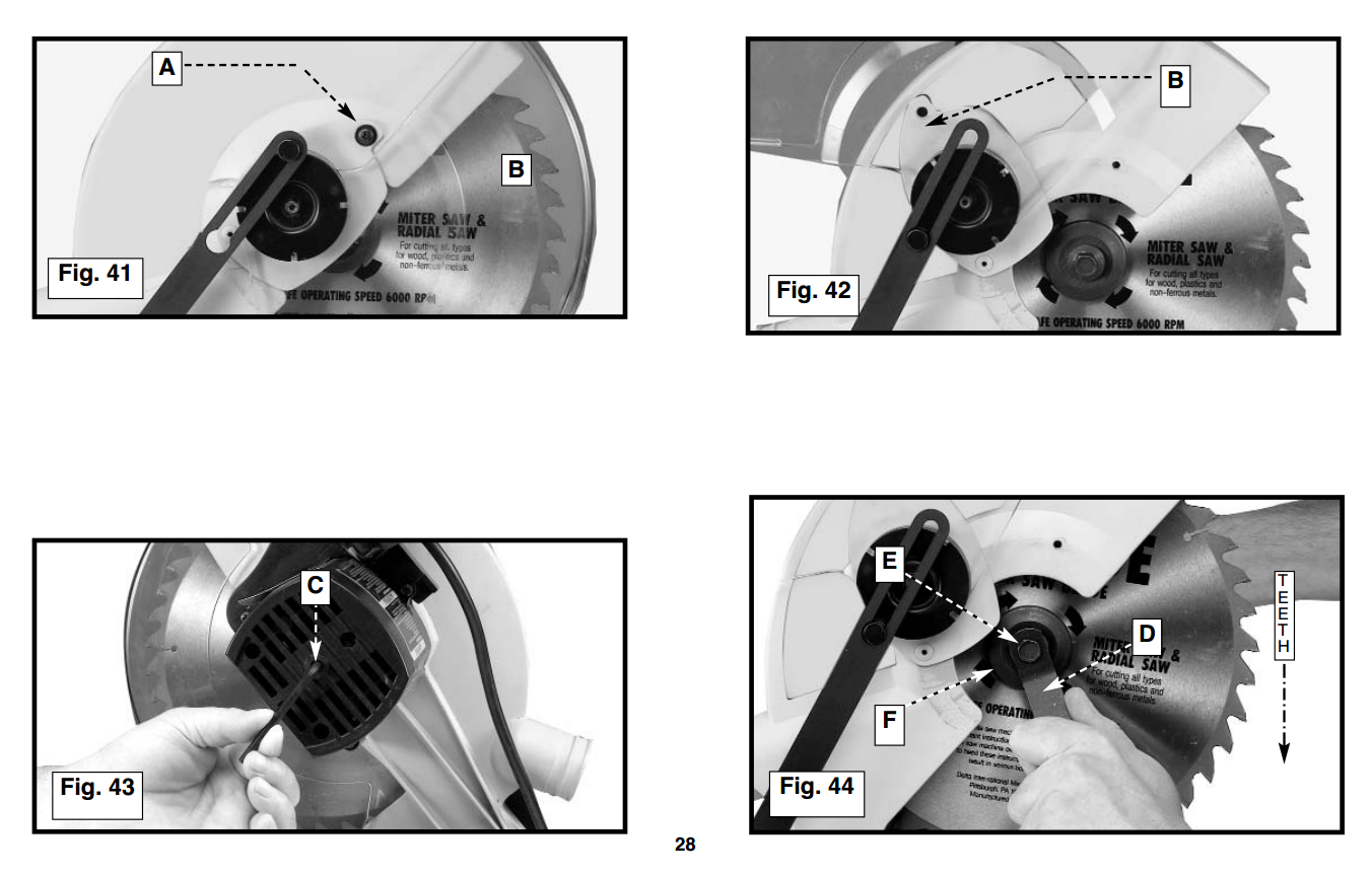 Powertools How To Change The Blade On My Mitre Saw Home Improvement Stack Exchange