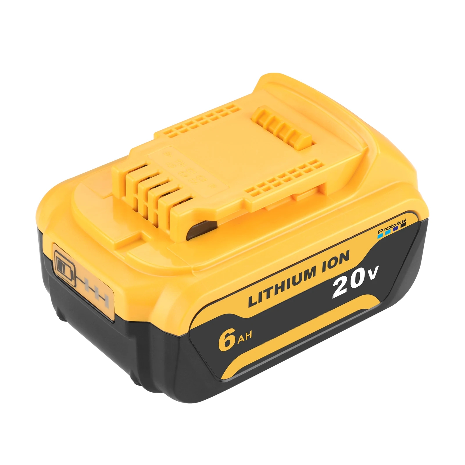 Probty 6000mAh 20V Replacement Battery For DeWalt 18V DCB184 DCB200 DCB182 DCB180 DCB181 DCB182 DCB201 L50 Power Tools Battery