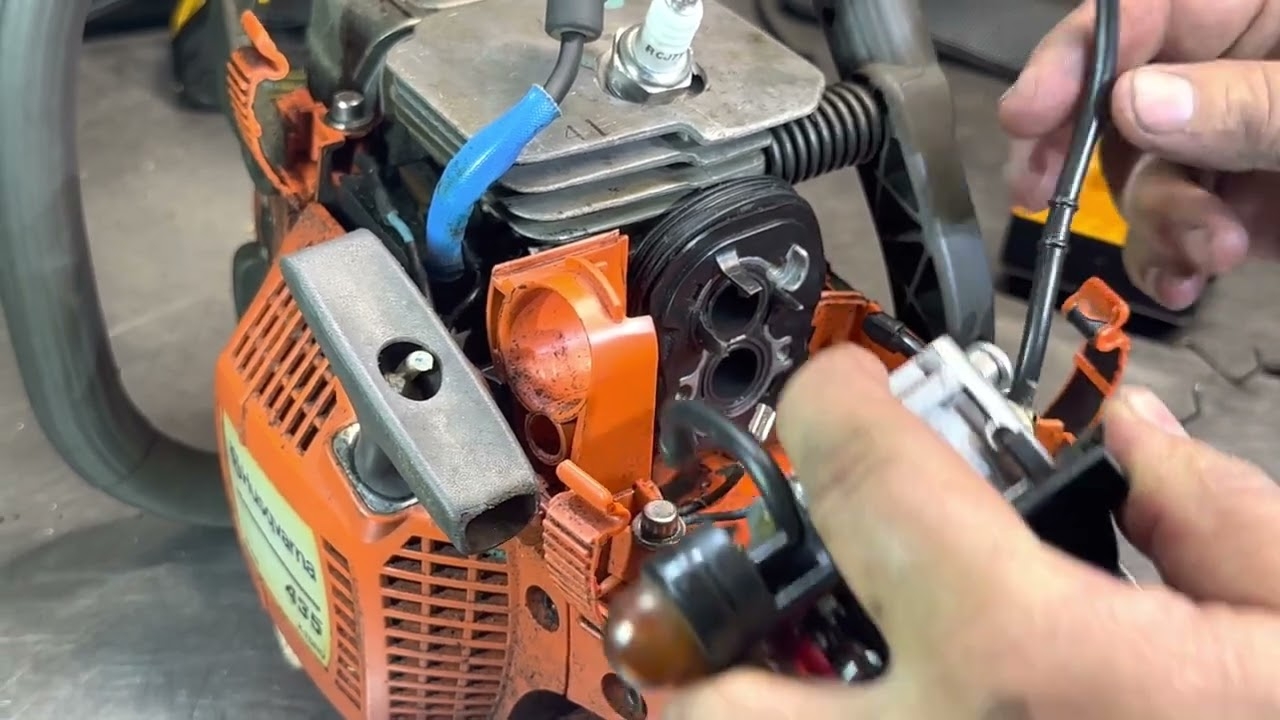 RDMJ PART 3 HUSQVARNA 435 XTORQUE HOW TO CLEAN REBUILD AND CHANGE CARBURETOR YouTube