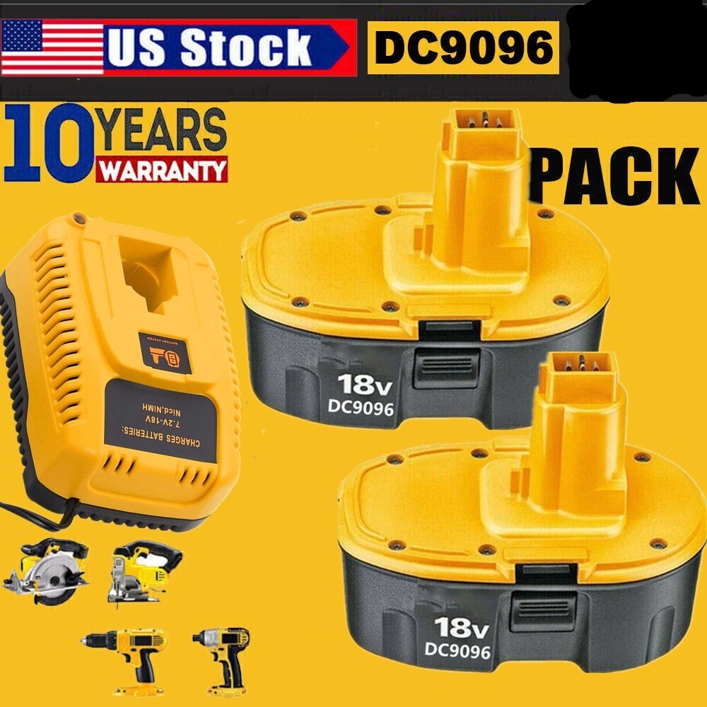 18 volt batteries for dewalt