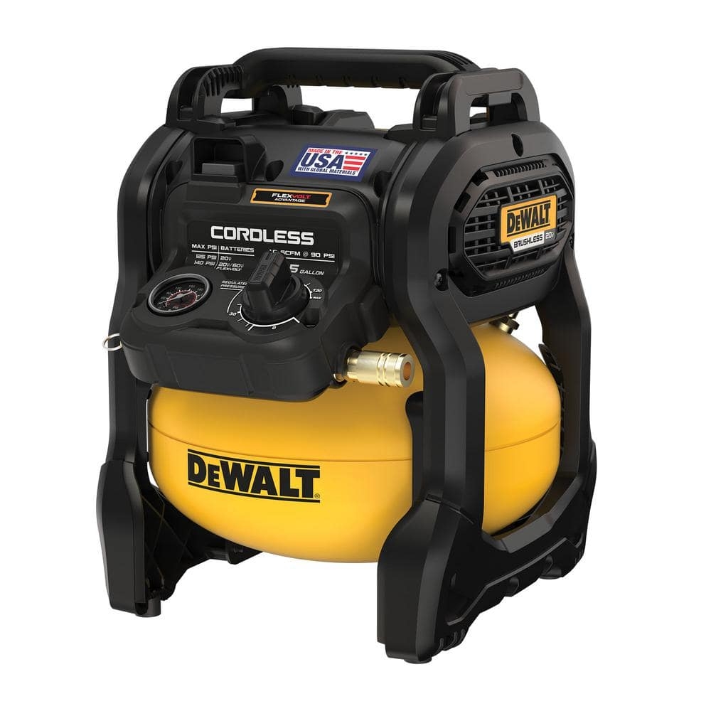 Reviews For DEWALT 2 5 Gal 140 Psi Portable 20V Cordless Air Compressor With FLEXVOLT Advantage Tool Only Pg 1 The Home Depot