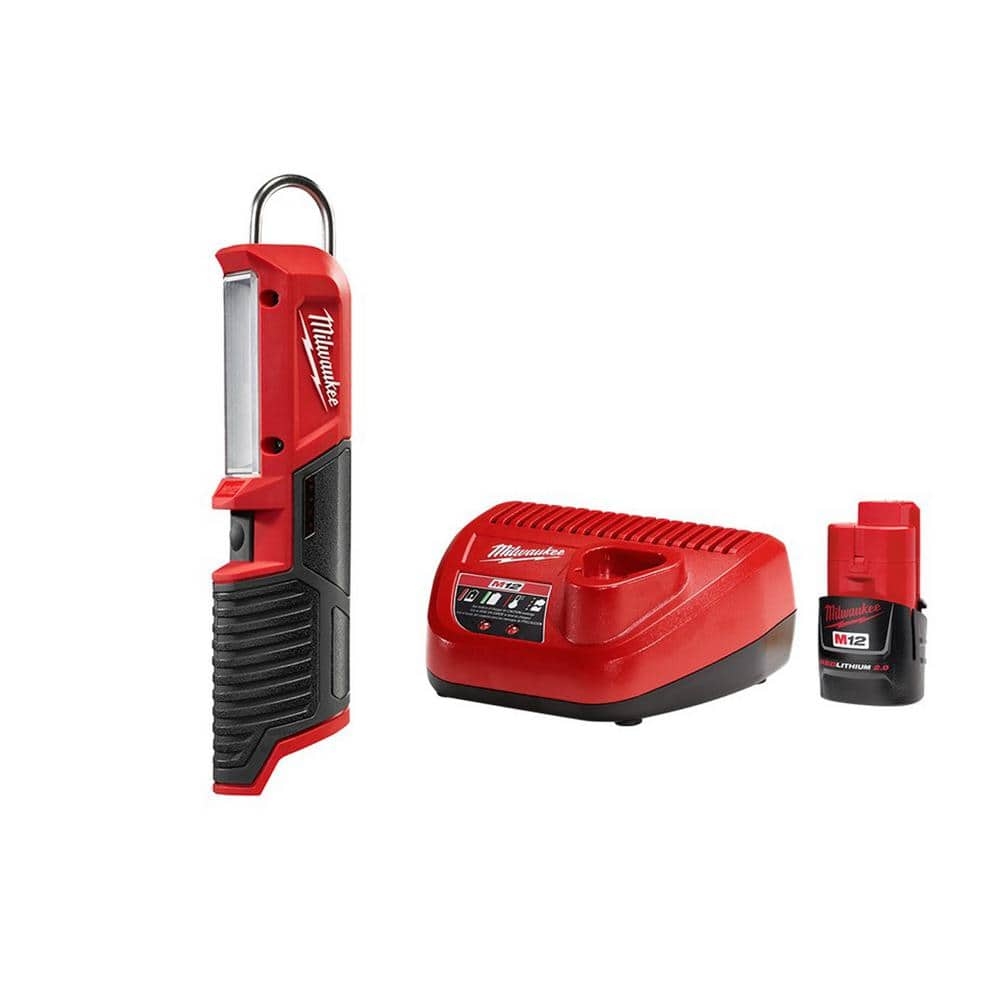 Reviews For Milwaukee M12 12 Volt Lithium Ion Cordless 220 Lumens LED Stick Light With 1 2 0 Ah Battery And Charger Pg 1 The Home Depot