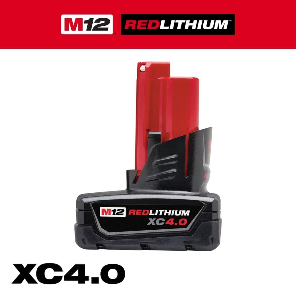 Reviews For Milwaukee M12 12 Volt Lithium Ion XC Extended Capacity Battery Pack 4 0Ah Pg 1 The Home Depot