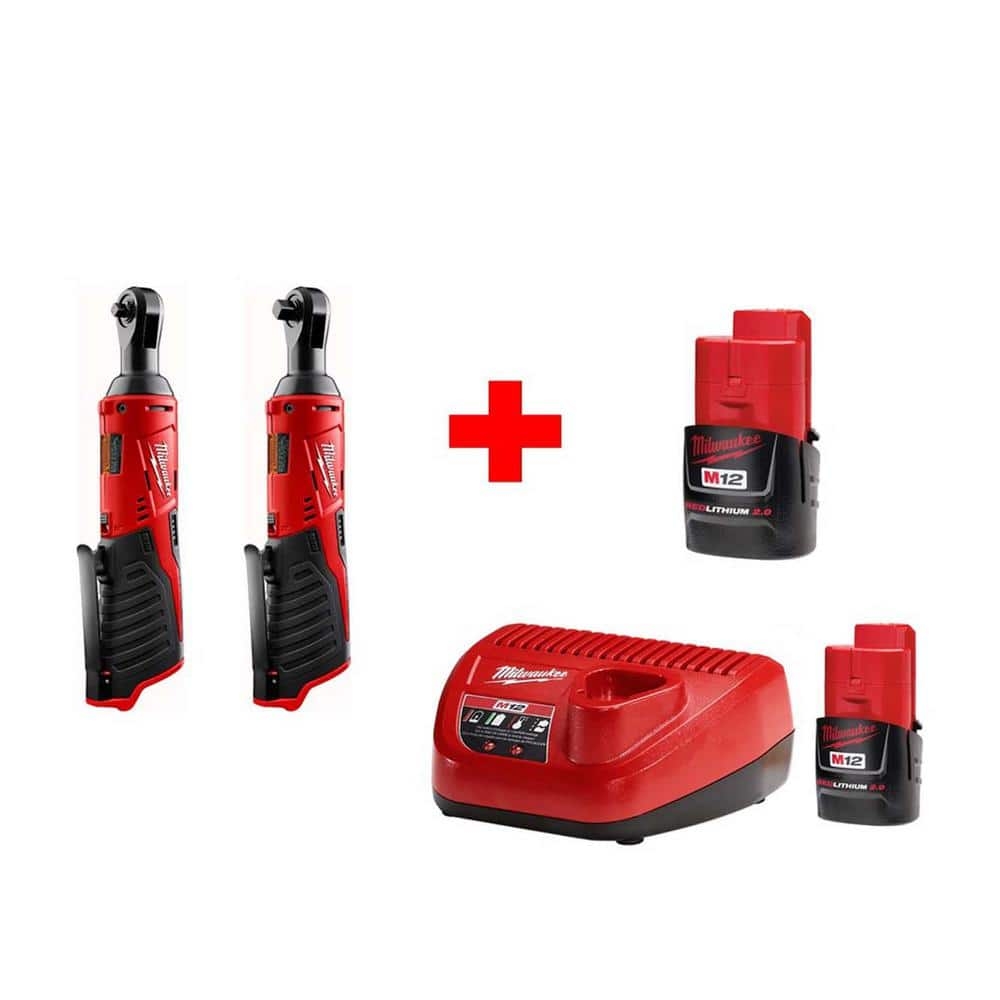 Reviews For Milwaukee M12 12V Lithium Ion Cordless 1 4 In Ratchet And 3 8 In Ratchet Combo Kit 2 Tool W 2 2 0Ah Batteries Pg 3 The Home Depot