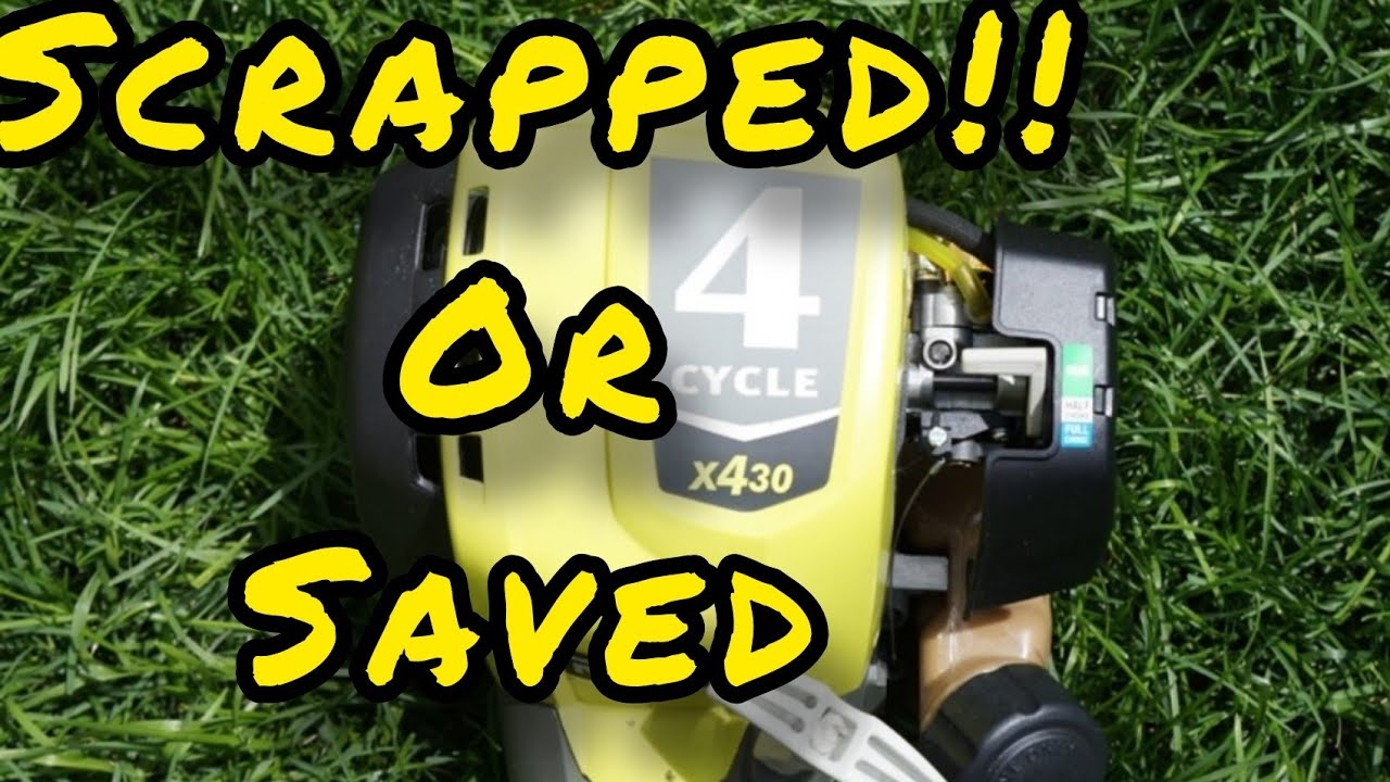 Ryobi 4 Stroke Petrol Strimmer Trimmer Repair YouTube