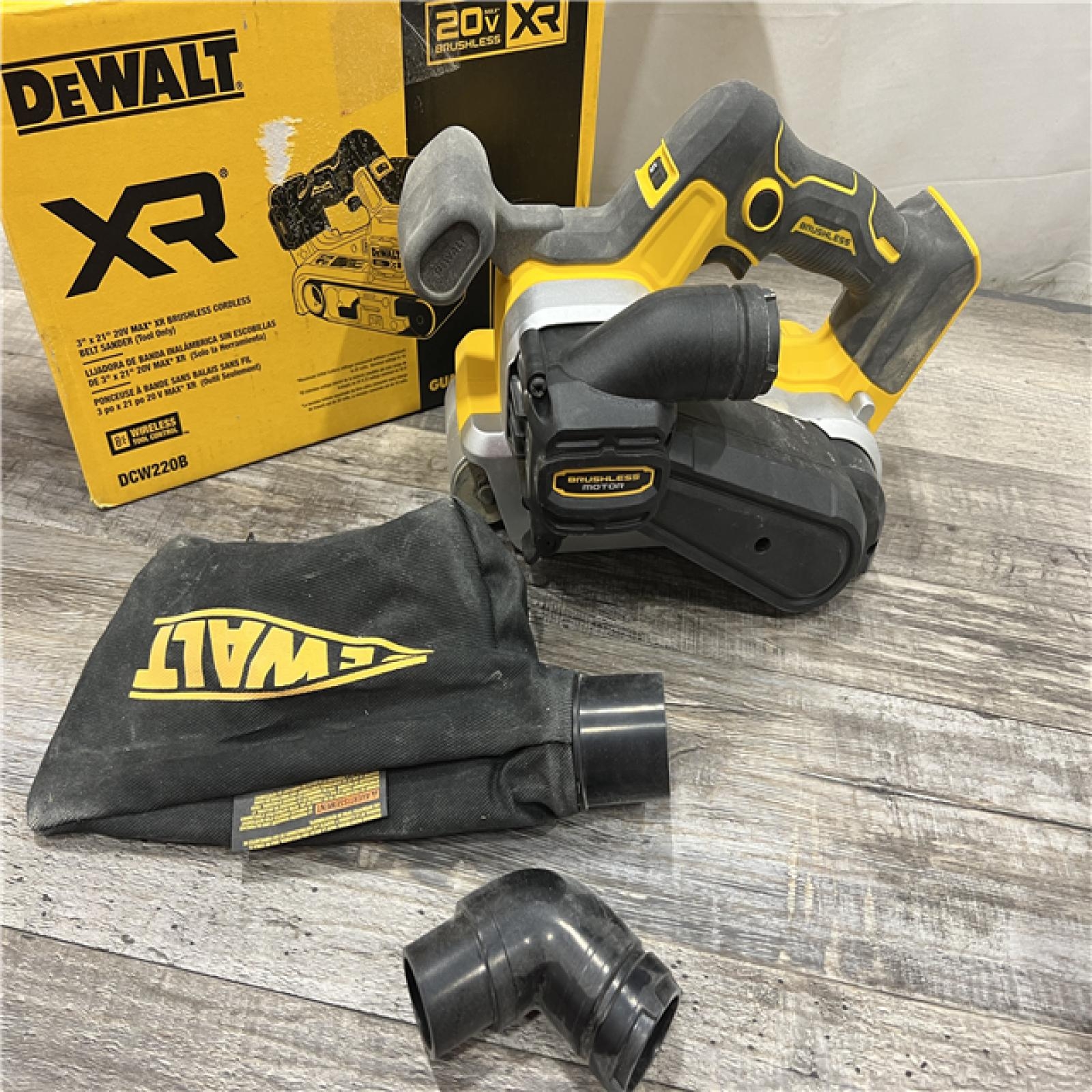 dewalt belt sander cordless