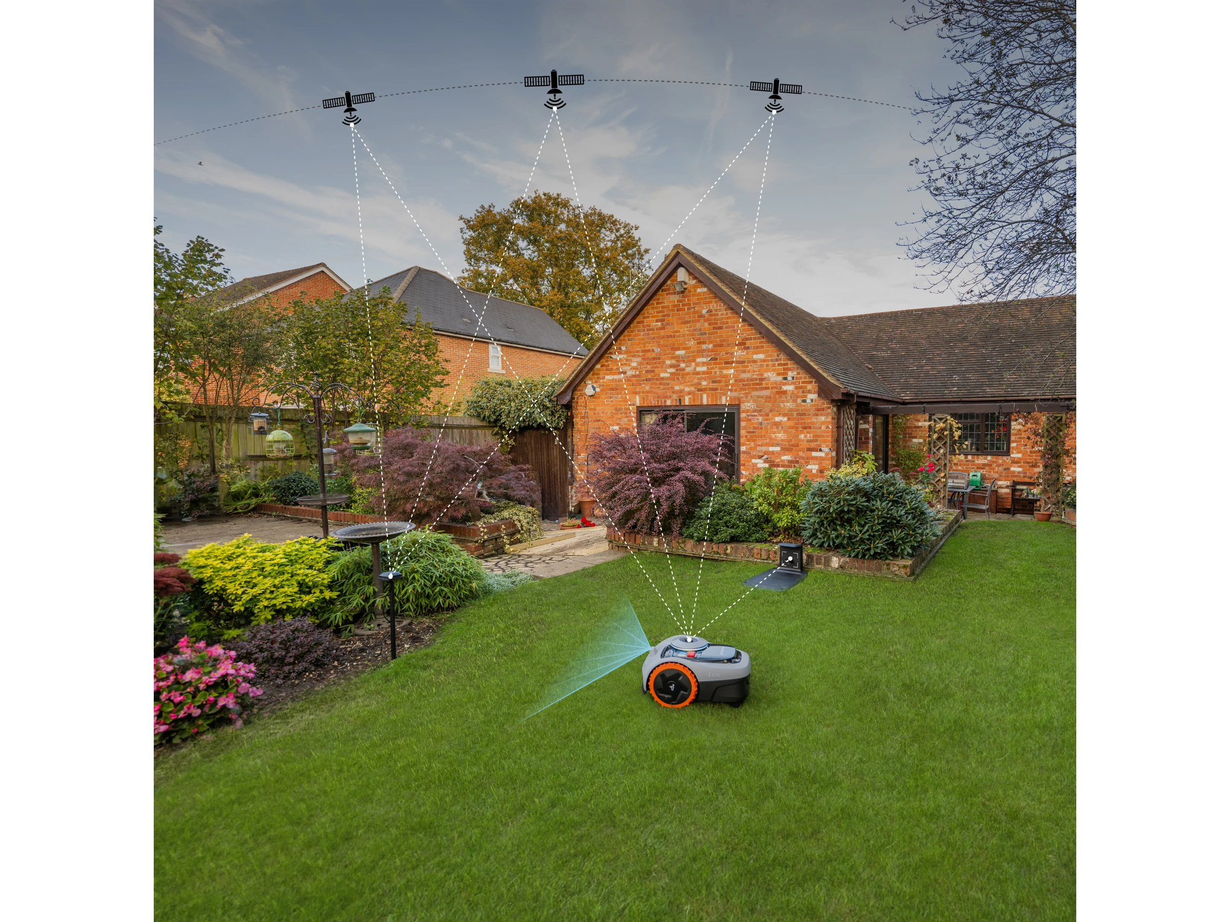 Segway M hroboter Navimow Ohne Begrenzungskabel I105E F r M hfl che 500 M Grau Rasenmaher Wendik