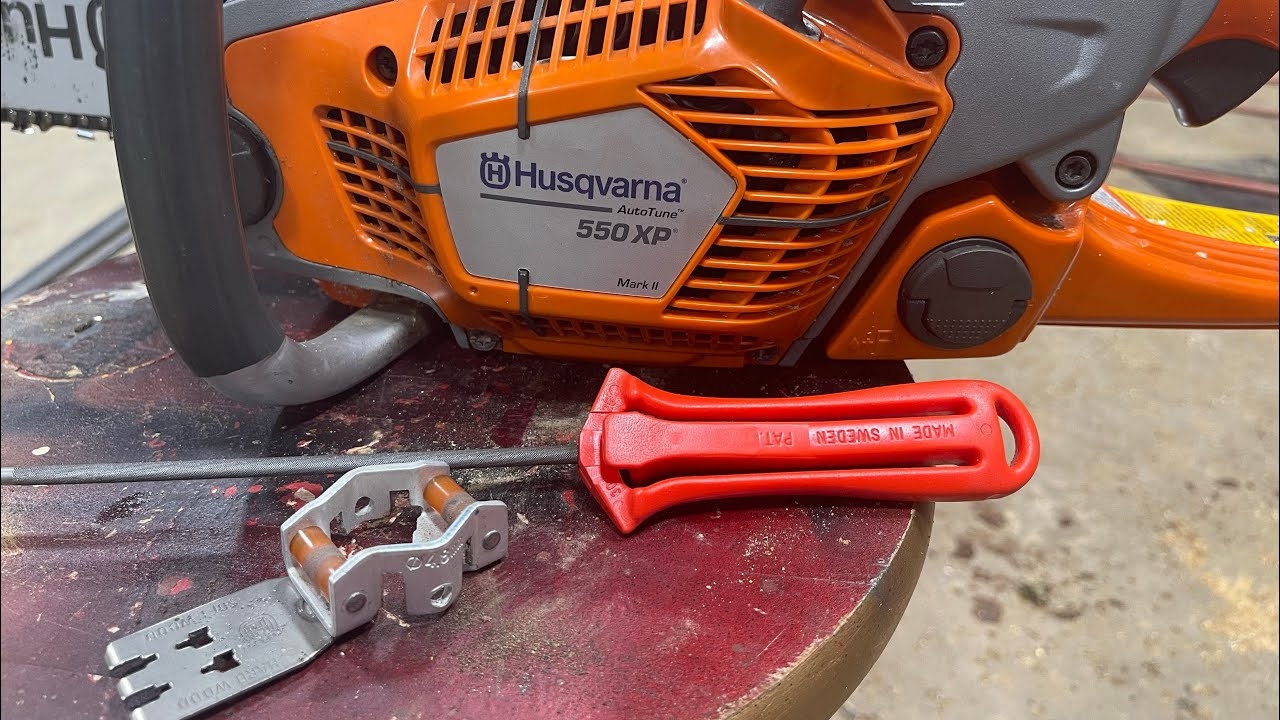 how to use husqvarna chainsaw file kit