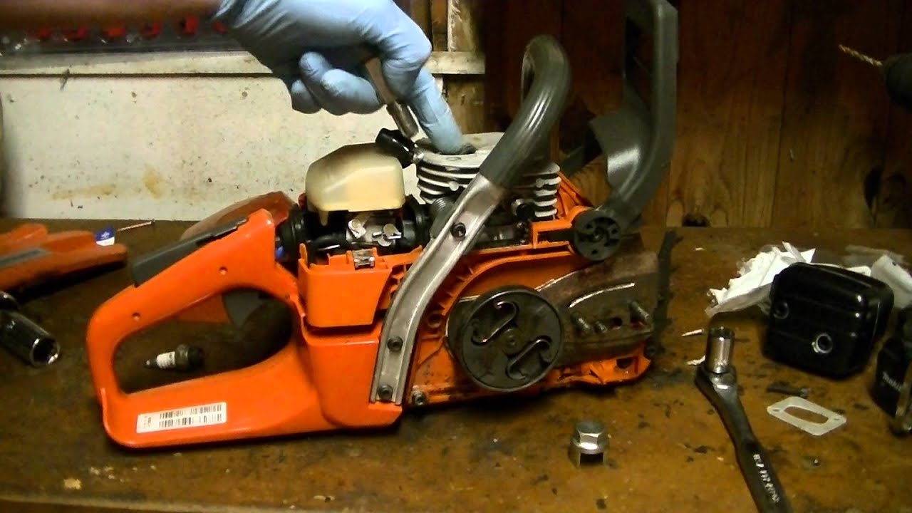 Shop Update And Removal Of Clutch On Husqvarna 350 YouTube