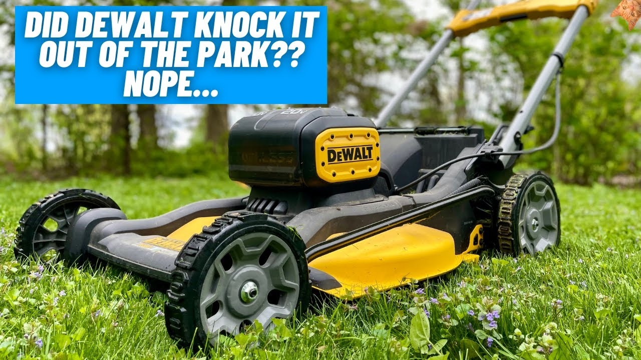 dewalt cordless lawn mower