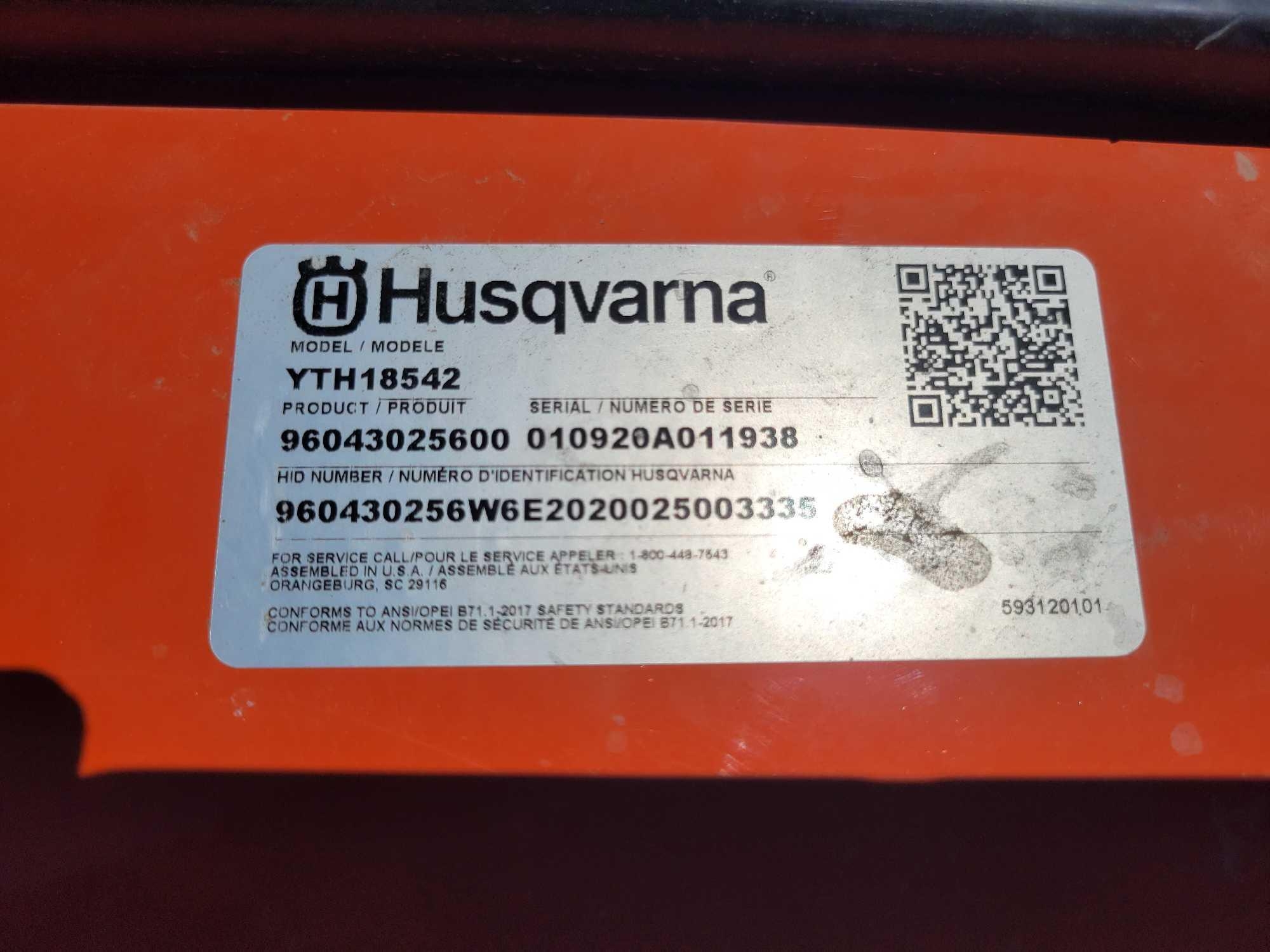 SOLD Husqvarna YTH 18542 Riding Lawn Mower Other Equipment With 42 Inches Tractor Zoom