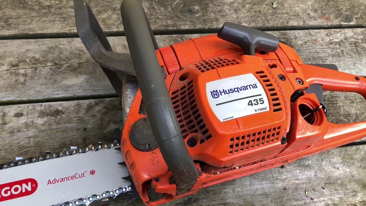 husqvarna 435 hard to start new