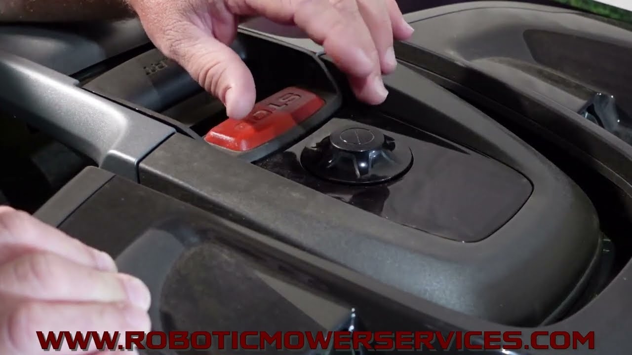 Sticking Jog Wheel Power Button On Husqvarna 435X 535AWD Automowers YouTube