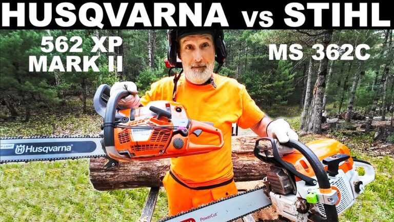 STIHL MS 362 C M Vs Husqvarna 562 XP Mark I YouTube