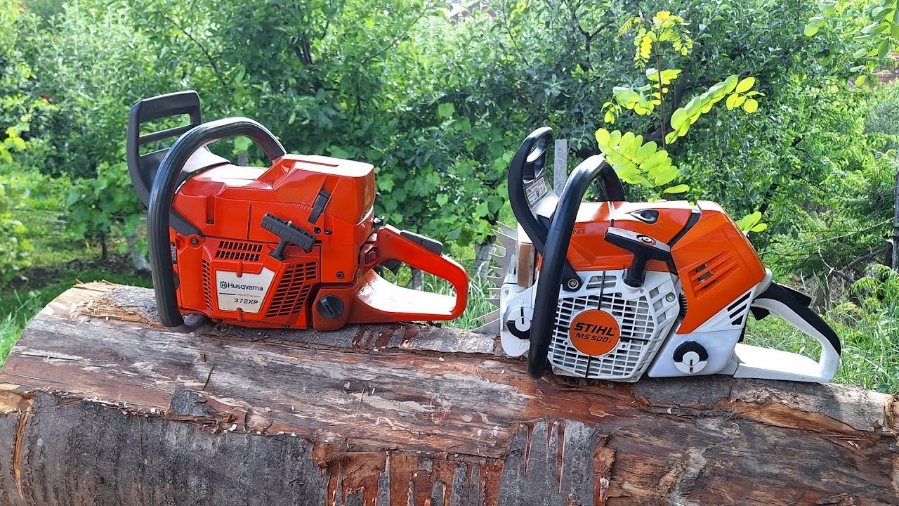 Stihl MS 500i Versus Husqvarna 372xp OE World Champion YouTube