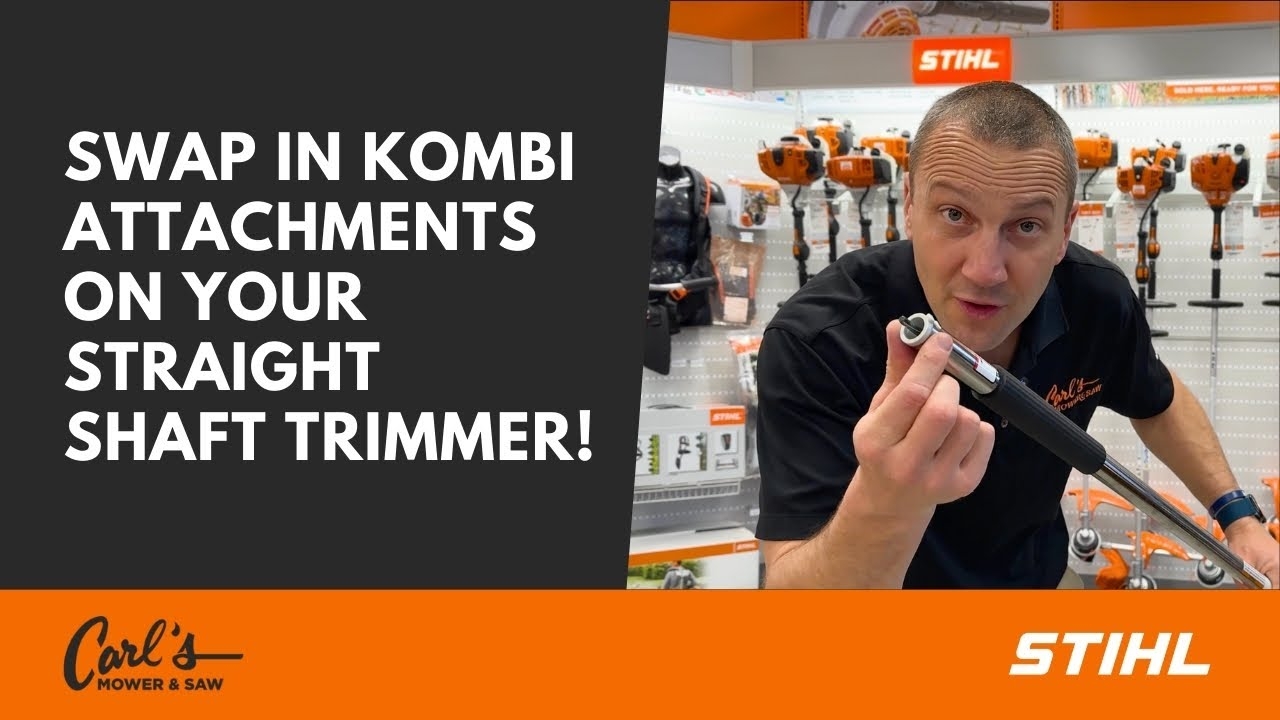 STIHL Straight Shaft Trimmers CAN Run Kombi Attachments YouTube