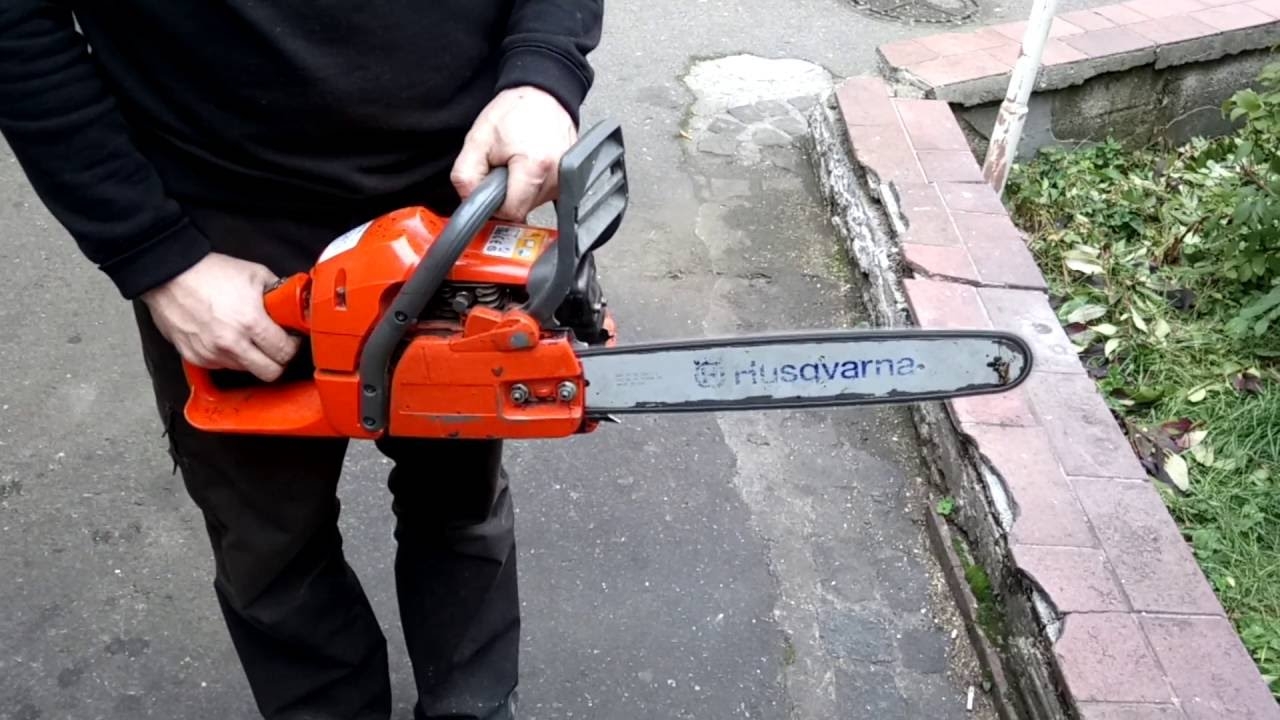 Test Husqvarna 340 Chainsaw After Replacing The Carburettor YouTube