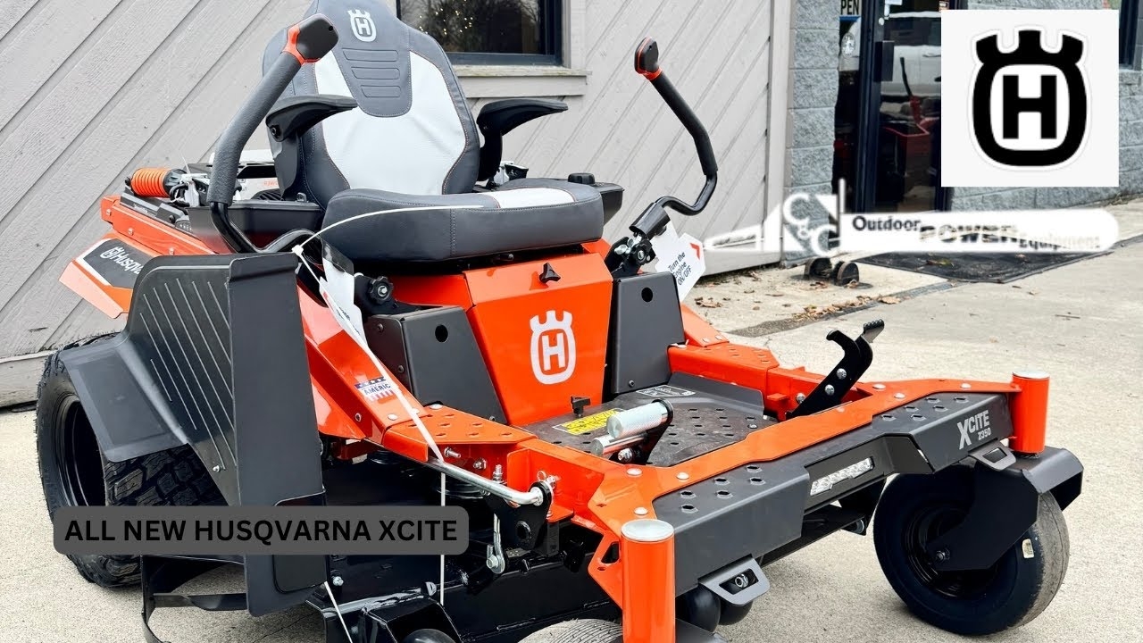 The ALL NEW Husqvarna XCITE Z350 Zero Turn Lawn Mower Review Walkthrough YouTube