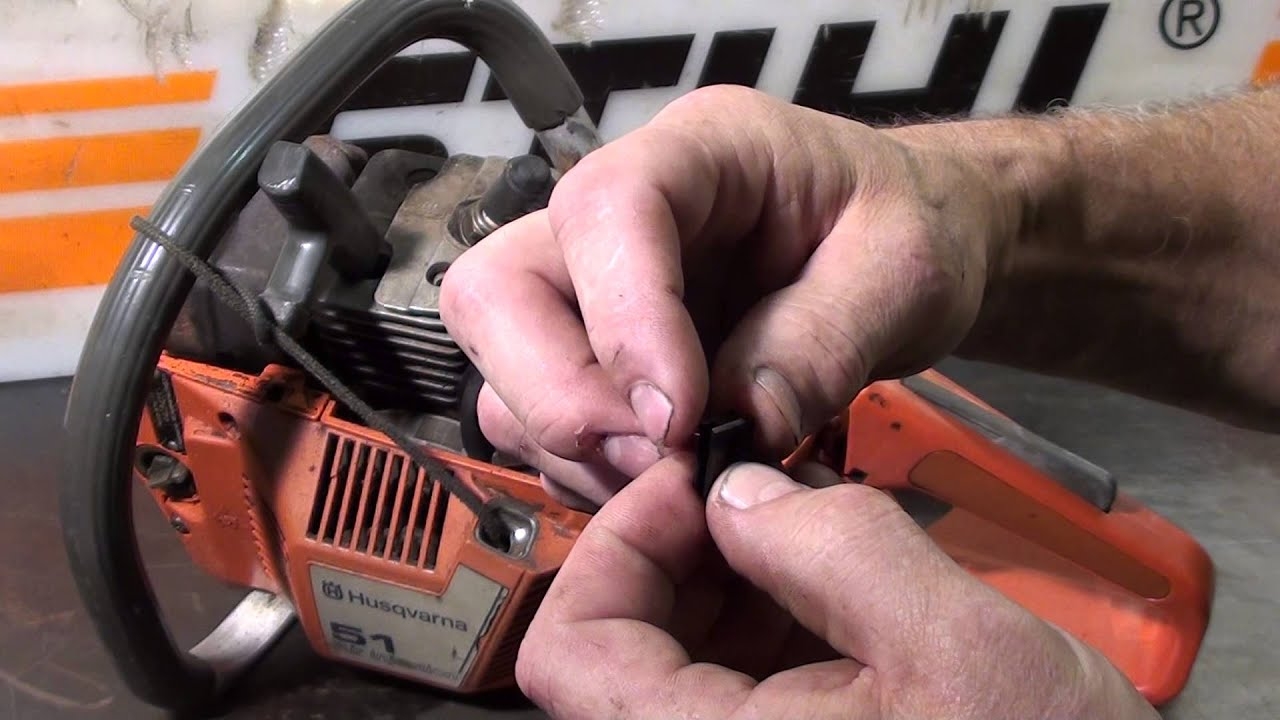 The Chainsaw Guy Shop Talk Husqvarna 51 55 Chainsaw Linkage Repair 8 28 YouTube