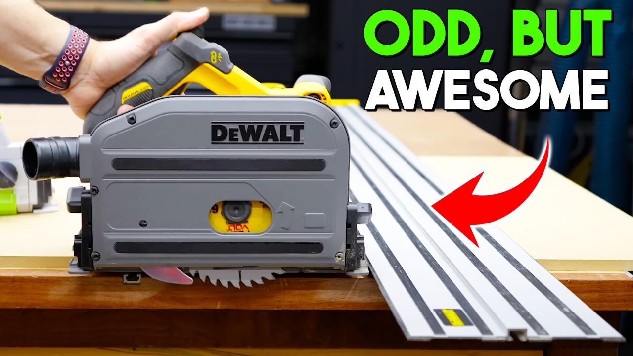The DeWALT Track Saw Is Kind Of Odd But I Think I Like It YouTube