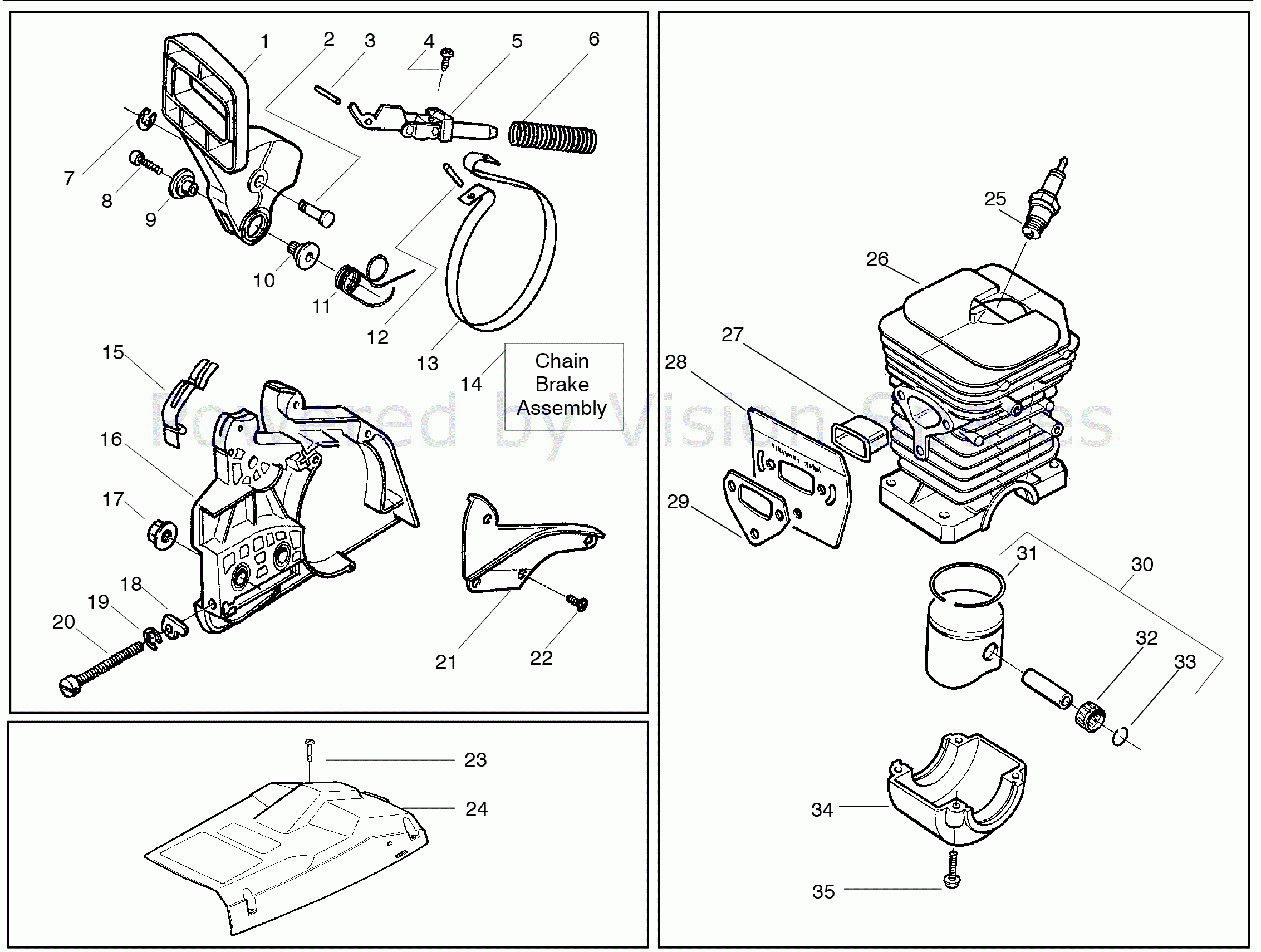 The Following Parts Are Available To Buy For Your Husqvarna 136 Chainsaw Husqvarna Petrol Chainsaws