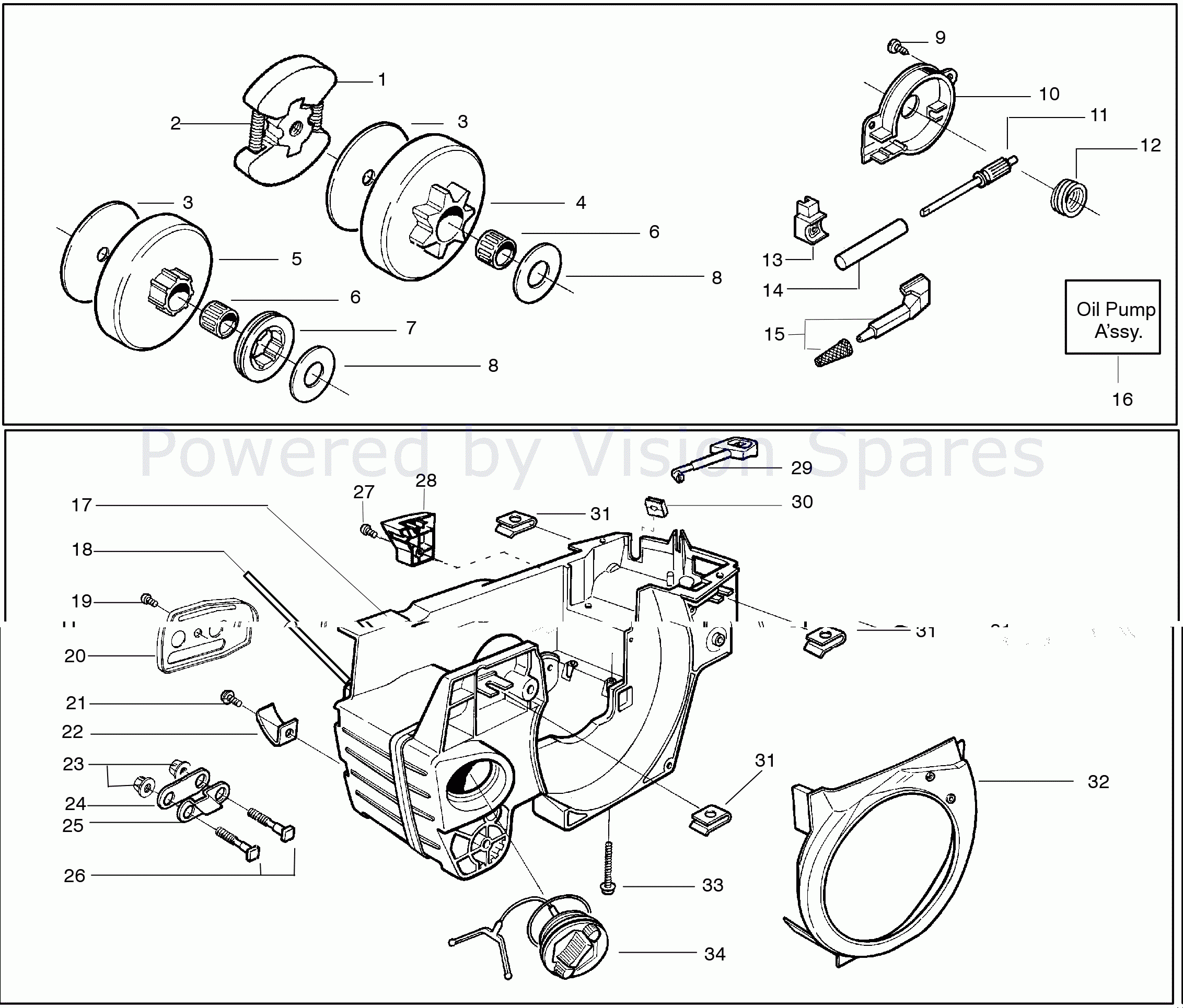 The Following Parts Are Available To Buy For Your Husqvarna 136 Chainsaw Husqvarna Petrol Chainsaws
